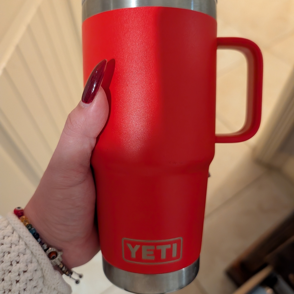 YETI Red Travel Mug